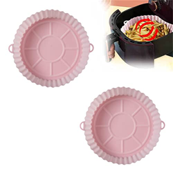 Air Fryer Silicone Baking Tray, Air Fryer Accessories, Home Kitchen Air Fryer Basket, Reusable Air Fryer Liners, Non-Stick Waterproof Air Fryer Access características