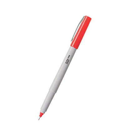 Heall Pen de Marcador de 2 Piezas Pen de 0.5 mm Extra Fine Point Pens Micro bolígrafos para Colorear Dibujo Doodling Sbrapbooking Red Marker Pen, lápi