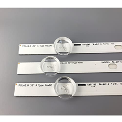 New 590mm LED Backlight Strip for for LG TV UOT Pola 2.0 POLA2.0 32 HC320DXN-VSFP4-21XX 32LN5100 32LN545B 32LN5180 32LN550B 32LN536U (Color : Russian  precio