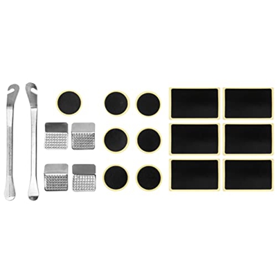 Gatuida 1 Set Kit de Reparación de Neumáticos para Bicicletas de Montaña Rasp Parches de Reparación de Neumáticos Auto Adhesivos