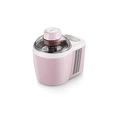 Cream Maker Compact Make and Serve Bowl with Stainless Steel Freezer Core Creates Soft Serve Frozen Yogurt Ice Cream (Color : White) (Purple)