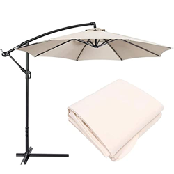 YLZBA 6/8 Costillas Toldo de Repuesto para Sombrilla, 2m/2.7m/3m Parasol De Repuesto para Sombrilla Cubierta de Repuesto para Sombrilla de Patio,para  en oferta