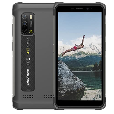 Ulefone Armor X10 Pro (2022), Smartphone 4G Android 11 irrompible, 20MP + 5MP, 64GB + 4GB 5180mAh Batería, Dual SIM FM Face ID Smartphone Barato Subma