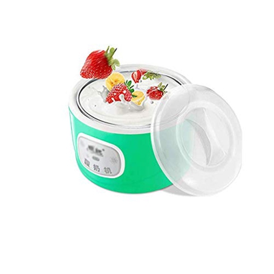 Cream Maker Compact Make and Serve Bowl with Stainless Steel Freezer Core Creates Soft Serve Frozen Yogurt Ice Cream