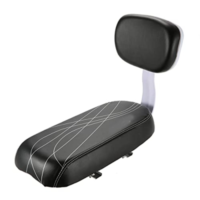 JINPENGRAN Silla de monada de Bicicleta, Asiento Trasero de Bicicleta en Bicicleta de colchón Suave Asiento de Estante Trasero con Asiento Trasero de 