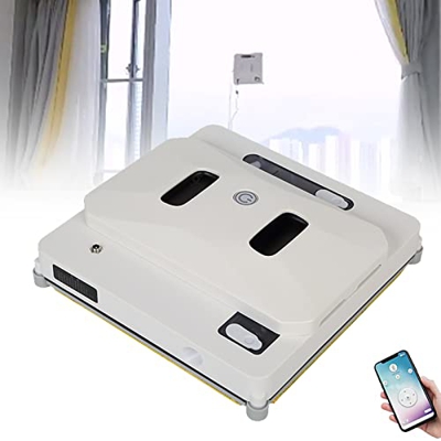 Limpieza Automática Robot,Limpiador De Ventanas De Vidrio Inteligente,Cuadrado Robot Control Remoto,para Altas Ventanas Limpieza De Vidrios De Techo