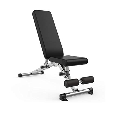 FMOPQ Banco de Entrenamiento Ajustable con Mancuernas pequeñas - Bancos de Pesas utilitarios Versatilidad Plegable Inclinación/declive Fitness mancuer