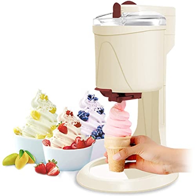 LXT PANDA Máquinas para Hacer Helados, Mini congelador de Servicio de Frutas Completamente automático, Yogur, Sorbete con congelador Incorporado Máqui