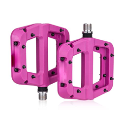 XIWALAI Pedal de Bicicleta Nylon 2 Rodamiento Compuesto 9/16 Pedal de Bicicleta de montaña Alta Resistencia Surfir de Pedal de Bicicleta for el Camino características