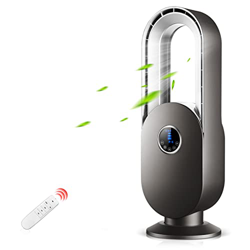 LIXIAO Ventilador de Escritorio silencioso, Enfriador de Ventilador de Escritorio pequeño con Control táctil, Ventilador portátil, Ventilador sin aspa precio