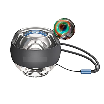 FMOPQ Auto-Start Power Gyroscopic Ball, Auto-Start Wrist Strengthener Relieve Stress Forearm Ejercitador con muñequera Home Fitness Accessories
