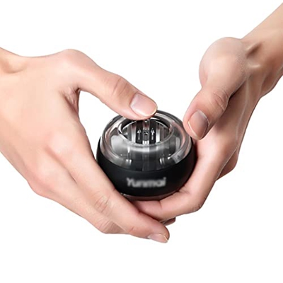 FMOPQ Entrenador de muñeca, Power Fitness Ball Arm Strengthener Essential Gyroscopic Muñeca Antebrazo Ejercitador Ball