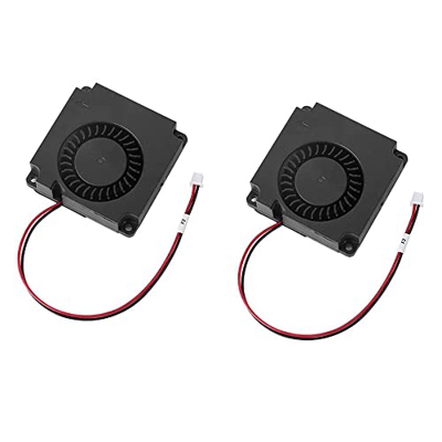 HysiPrui Ventilador Turbo 24V 4010 40x40x10mm con Cable de 2 pines para impresora 3D Anycub Vyper Kobra Max/Plus 2 uds