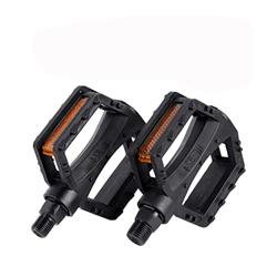 XIWALAI Pedales de Bicicleta de niños ultraligeros de 12 mm de 14 mm de 14 mm Pedales de plástico de plástico Advertencia Reflector Niños Pedales de C precio