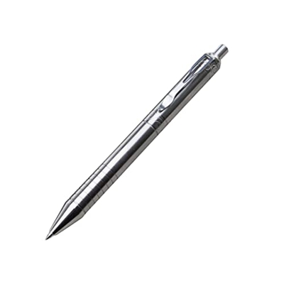 Obelunrp Bolígrafo portátil, Pluma de Fuente de Titanio, Pluma Firme de Oficina de Negocios, bolígrafo, bolígrafo de Bolsillo, botón Push, metálico 1p