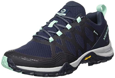 Merrell Siren 3 GTX, Zapatillas de Senderismo Mujer, Azul (Navy/Dragonfly), 39 EU