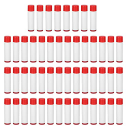 Dekaim Tubos de lápiz Labial vacíos, 50 Piezas Kit de Tubo de bálsamo Labial vacío Tubo de lápiz Labial Giratorio Contenedor para Maquillaje cosmético en oferta