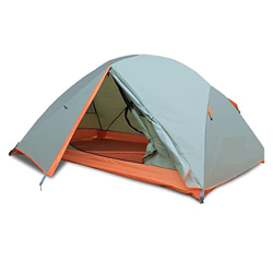 GOUDAN Tienda de Campamento al Aire Libre de 2 Personas Tienda Doble de Senderismo portátil Anti -UV Tienda de mochilero de 3 Temporada Impermeable características