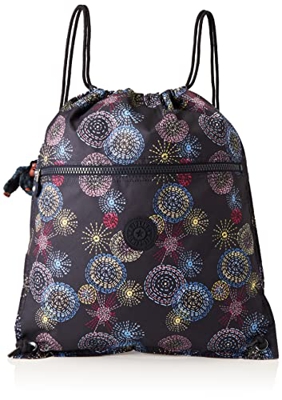 Kipling SUPERTABOO, Mochila con Cordón, Multifunciónal, Impermeable, 45 cm, 15 L, 0.24 kg, Azul (Homemade Stars)