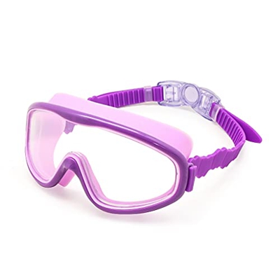 ZLYPSW Niños Nadar Gafas niños 3-8y Amplia visión Anti-Niebla Snorkeling máscara de Buceo con máscara Oreja Deportes al Aire Libre (Color : C)