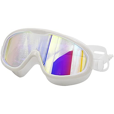 ZLYPSW Grande Marco Profesional natación Impermeable Suave Silicona Gafas natación Gafas Anti-Niebla UV Hombres Mujeres Gafas para Hombres Mujeres (Co