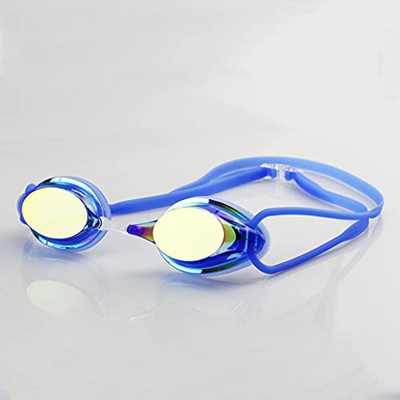 ZLYPSW Gafas de natación de competición Profesional con Revestimiento antivaho Impermeable protección UV Gel de sílice Gafas de Buceo Gafas de Carrera