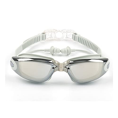 ZLYPSW Gafas Profesionales de natación Hombres y Mujeres con Enchufe de Oreja Impermeable antiiezno Adulto Piscina Gafas Gafas natación Gafas (Color :