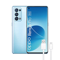 OPPO Reno 6 Pro 5G - Teléfono Móvil libre, 12GB+256GB, Cámara 50+16+13+2 MP, Smartphone Android, Batería 4500mAh, Carga Rápida 65W, Dual SIM, Cable US características