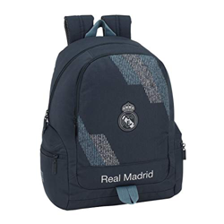 Safta 072411 Real Madrid 2 Mochila Tipo Casual 43 cm, 1 litro, Azul en oferta