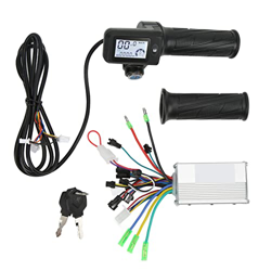 Fockety Kit de Controlador sin Escobillas para Bicicleta Eléctrica, Kit de Controlador de Motor de Vehículo Eléctrico de 36 V 48 V 350 W con Panel LCD precio