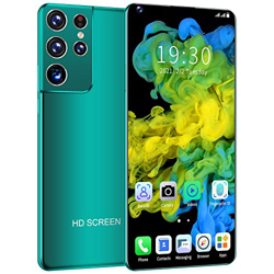 S21 Ultra Teléfono Móvil Libre, 24MP+48MP Cámara, 7.3" HD+ Screen Smartphone Libre, 4GB+64GB, Batería 6800mAh, Ten-Core, Android 10, Dual Sim 4G precio