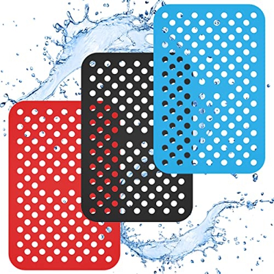 Eummy 2/3pcs Freidora de aire Silicona reutilizable freedera freidora antiadherente resistente al calor fáciles de limpiar accesorios de cocina de alm