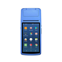 YUTRD Android 8.1 Pos Impresora de Mano 58mm PDA Impresora de Recibos térmicos móviles Inteligente Pos TEMINAL for Comercial (Color : Blue) características