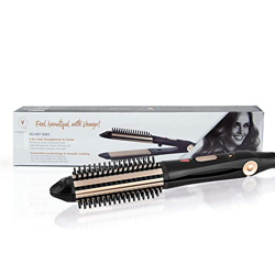 Venga! VG HST 3003, Plancha y rizadora de cabello iónico de turmalina 2 en 1, revestimiento de cerámica, calentadores PTC, cable giratorio de 360°, pe en oferta