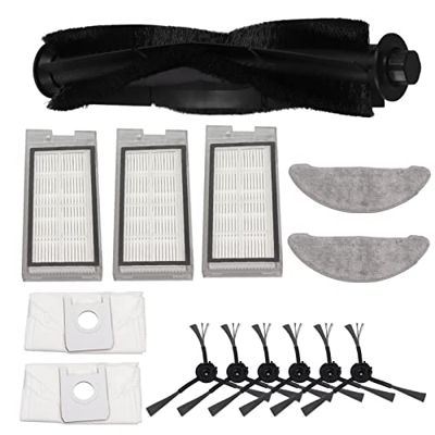 Accesorio para Robot Aspirador, Combinación Perfecta Paño de Limpieza Duradero Bolsa para el Polvo Fibra ABS Silicona Buenos Efectos de Limpieza Kit d