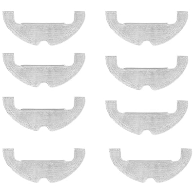 BAIHOGI Paquete de 8 almohadillas de tela para robot Dreame Z10 Pro Aspirador Robot Toallitas de paño de trapo, piezas de accesorios de repuesto (Colo