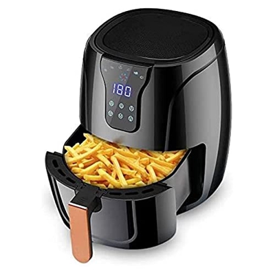 Freidora De Aire para Uso Doméstico 4.5L Gran Capacidad Freidora De Aire Multifuncional LCD Touch Aire Caliente Eléctrico Sin Aceite Horno De Pollo As
