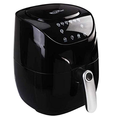 Freidora De Aire Eléctrica Sin Aceite, Freidoras Eléctricas De 2 Cuartos De Galón con Cestas, Controles Digitales, Horno Tostador, Comida Frita, Freid