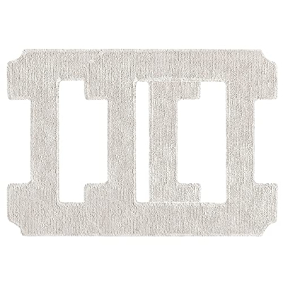 Donkivvy 2 almohadillas de microfibra para robot limpiador Ecovacs WINBOT W1 PRO