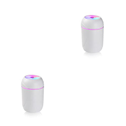 LEELLY Humidificador de Aire 2 Juegos de humidificador de Aire Recargable Oficina USB Difusor de Tiempo de humidificación Continuo/Intermitente Ajusta en oferta