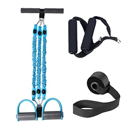 FMOPQ Juego de Bandas de Resistencia para Pedales, Ajuste de Fuerza a Prueba de roturas, Pedal Antideslizante, Entrenamiento Muscular, expansor de Pec características