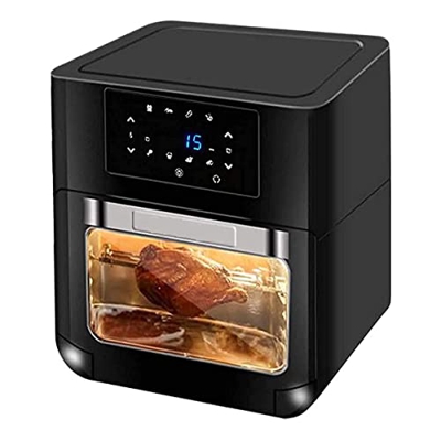 Horno Eléctrico De Mesa, Freidora De Aire De 12 litros, Freidora Eléctrica De Gran Capacidad para El Hogar, Freidora Eléctrica Inteligente Multifunció