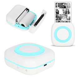 Impresora de Bolsillo, Mini Impresora móvil portátil inalámbrica Bluetooth, Impresora térmica para Asistencia de Aprendizaje, Notas de Estudio, Diario en oferta