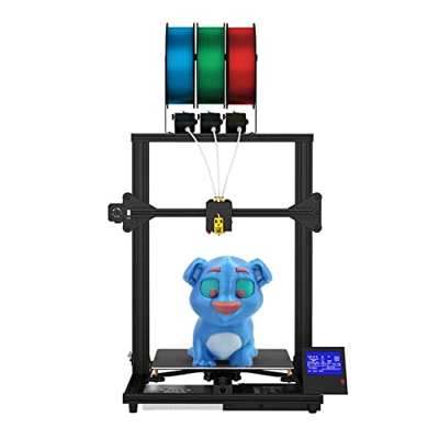 Matybobe Impresora 3D FDM de alta precisión, 3 en 1 OUT, extrusora de metal, soporte de impresión a color, con detección automática de filamentos, 300