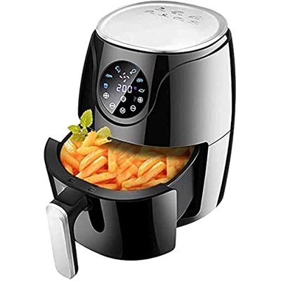 Freidora De Aire para Uso Doméstico Freidora De Aire De 2,6 L Freidora De Aire Caliente De Gran Capacidad Horno con 6 Ajustes Preestablecidos De Cocci