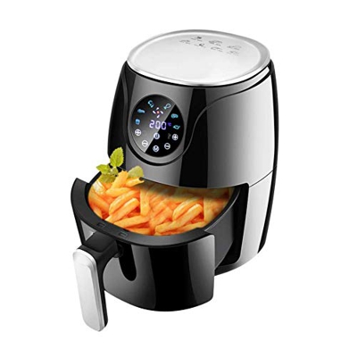 Paquete Total De Freidora De Aire, Freidoras Eléctricas De Aire Caliente, Cocina Sin Aceite con Horno XL, Ajustes Preestablecidos Inteligentes, Pantal