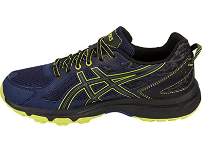 Asics - Gel-Venture 6 - Zapatillas deportivas de hombre para correr, Azul (Azul índigo, negro, verde), 9 X-Wide