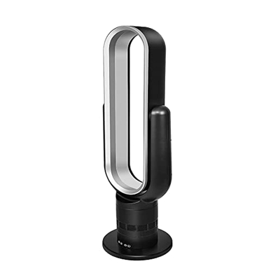 YXZN Ventilador de Torre sin aspas de 38 Pulgadas, Temporizador 9H, 10 velocidades con Control Remoto, Ventilador de pie, circulador de Aire con oscil