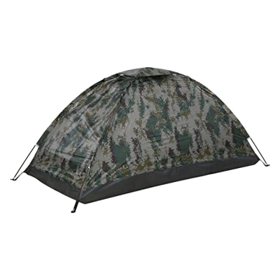 YOUOOK Tienda de campaña de Campamento Ultraligera de Camuflaje Tienda de Carpa de Campamento for Acampar for una Sola Capa de 1/2 Persona Tienda de P