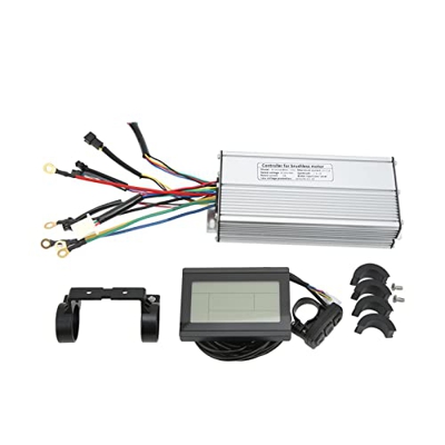 BuyWeek Controlador de Motor de Bicicleta eléctrica LCD3 Kit de medidor de Pantalla, 36V 48V 1000W 30A DC Controlador de Motor LCD3 Kit de conversión 